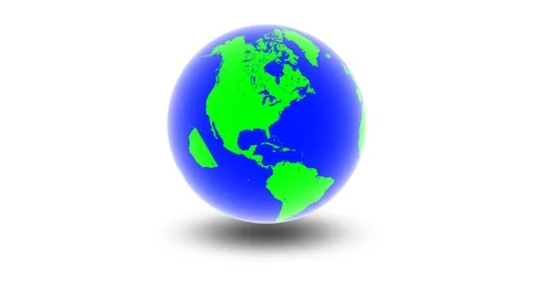The Globe. Looping footage has 4K resolution. Prores 4444. Stock Footage 103940464