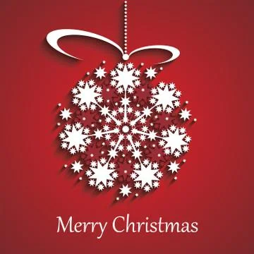 Globe made with snowflake Illustrazione stock