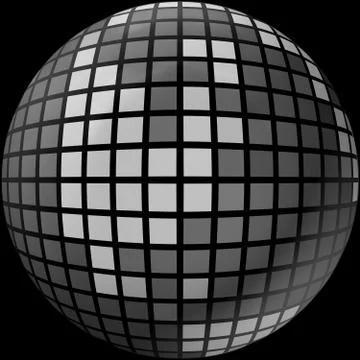 The globe of many pieces Stock Illustration