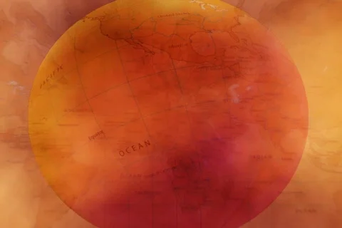 Globe Map Stock Footage 335124