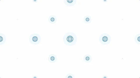 Globe map icons on network background 스톡 동영상 171140200