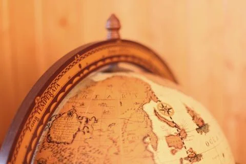 Globe, map of planet earth. Stock Photos