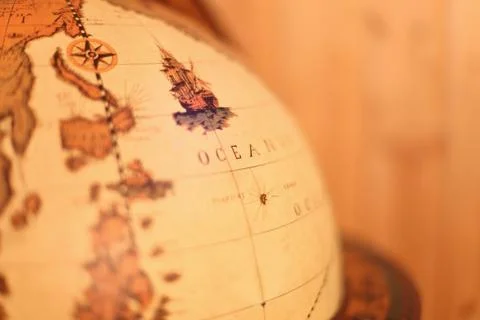 Globe, map of planet earth. 写真素材