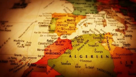 Globe Mediterranean - 4k Stock Footage 71105309