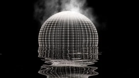 Globe metaverse background. Futuristic technology background. Digital network 3d Illustrazione stock