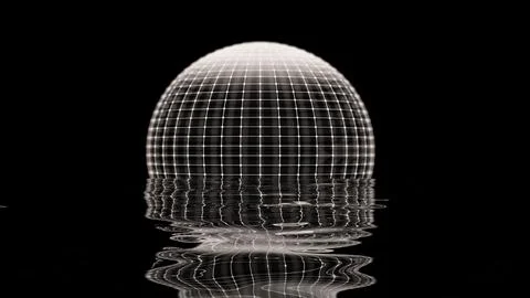 Globe metaverse background. Futuristic technology background. Digital network 3d Illustrazione stock