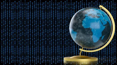 The Globe model for education or sci concept 3d Rendering. イラスト素材