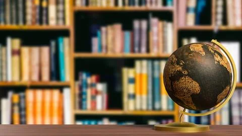 The Globe model for education or sci concept 3d Rendering. Stock Photos