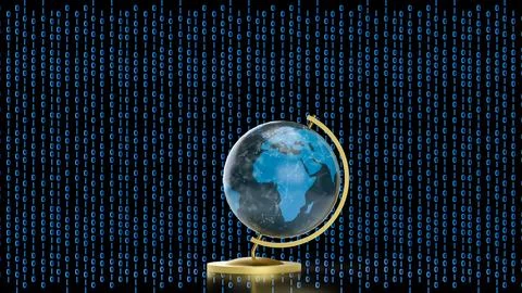 The Globe model for education or sci concept 3d Rendering. Stock Photos