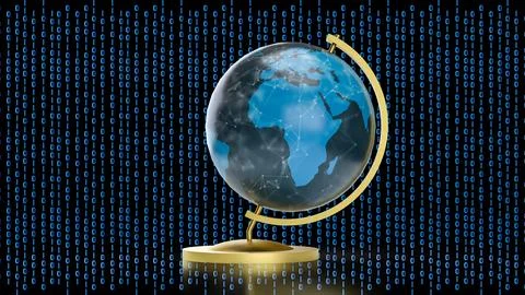 The Globe model for education or sci concept 3d Rendering. Stock Photos