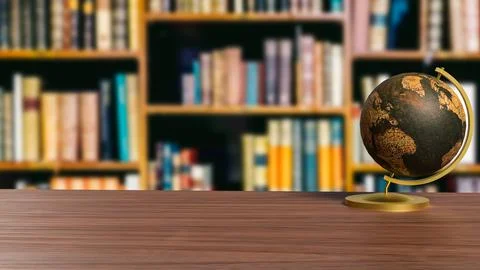 The Globe model for education or sci concept 3d Rendering. Stock Photos