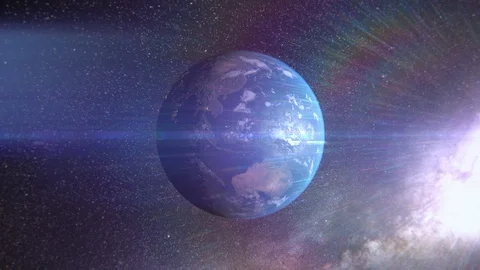 Globe Morph into Virus Cell Video stock 128420330