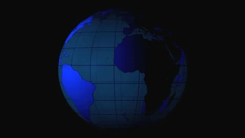 Globe Motion Graphic Stock Footage 92525136