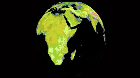 Globe move to eye Video stock 1011593