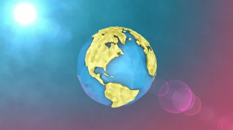 Globe Northern Hemisphere 動画素材 40485833