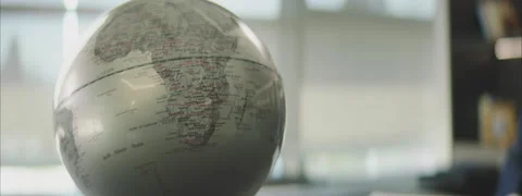 A Globe in an Office Video stock 150560823