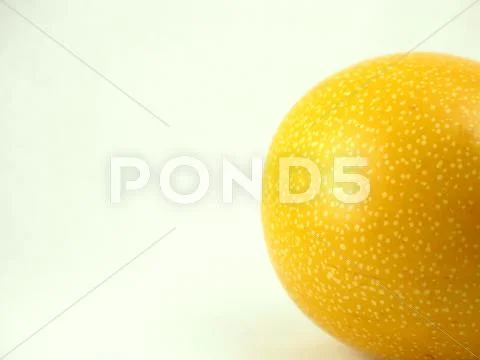 Globe of an orange spotted passion fruit Stock Photos