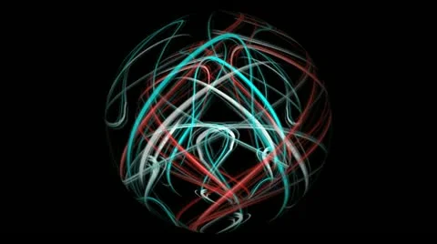 Globe particles Stock Footage 11858432