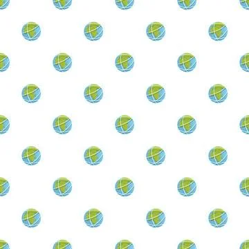Globe pattern illustrating global communication network connectivity Stock Illustration