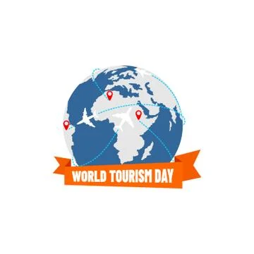 Globe with pinned map vector illustration Stock Illustration