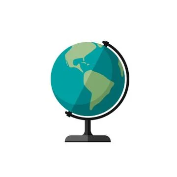 Globe of Planet Earth Stock Illustration