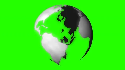 Globe rotate green screen - seamless looping - 4k 스톡 동영상 44792085