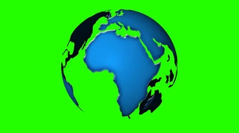 Globe rotate green screen - seamless looping - 4k 스톡 동영상 44792121