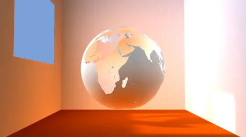 Globe Rotate (HD+Loop) Vidéo 7133500