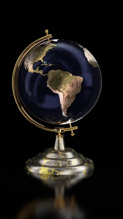 The globe rotating background Stock Footage 318297171