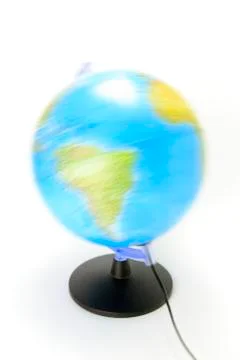 The globe rotating Stock Photos