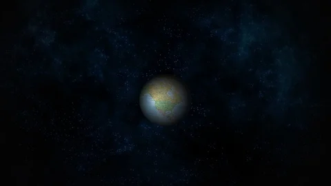 Globe Rotation 2D Animation Video stock 107525340