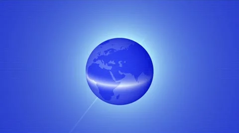 Globe scanning Stock-Footage 8836930
