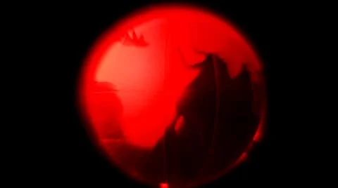 Globe as a screen saver. Stock Footage 8962030