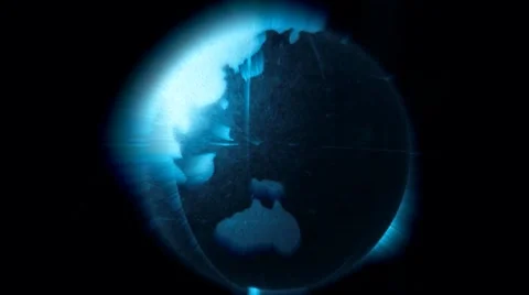Globe as a screen saver. Stock Footage 8962034