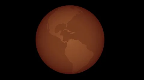 Globe in sepia 1 Video stock 2696043