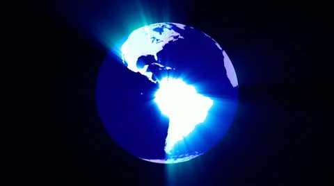 Globe Shine Stock Footage 10786457