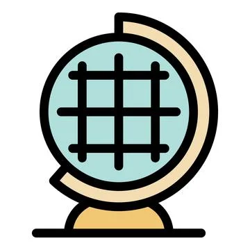 Globe showing global network and international communication Stock Illustration