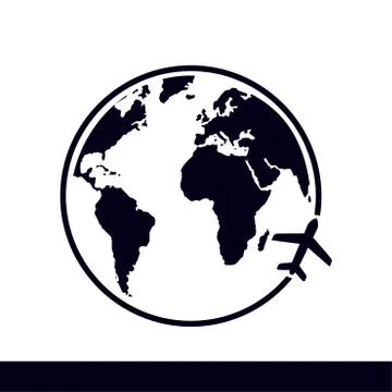 Globe sign symbol. Stock Illustration