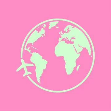 Globe sign symbol. Stock Illustration