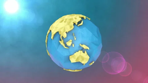 Globe Southern Hemisphere 動画素材 40496177