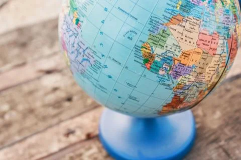 Globe sphere orb model effigy. vintage style. Foto stock