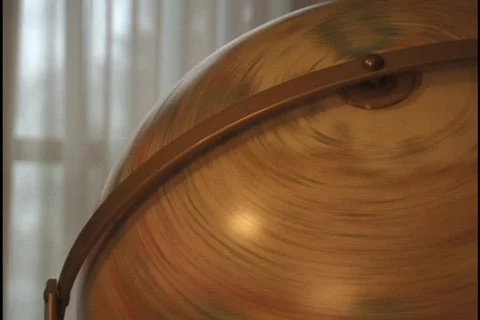 Globe Spinning Stock Footage 297622
