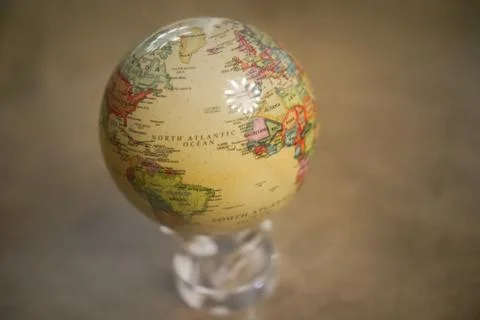 Globe statuette 写真素材