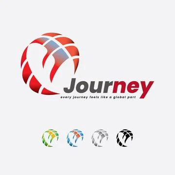 Globe Tech Forum Logo Illustrazione stock