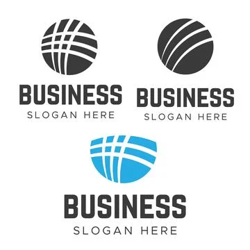 Globe tech logos company. Data logotype. Globe Logos innovation Stock Illustration