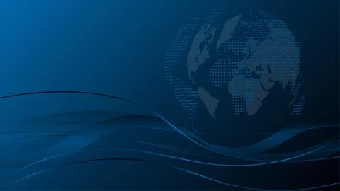 Globe, technology, dots, background, world map, globe Stock Illustration