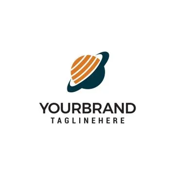 Globe technology Logo Template design Stock Illustration