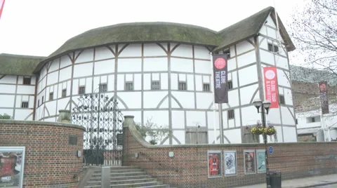 Globe Theatre 60i Stock Footage