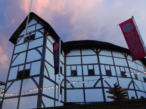 The Globe Theatre 库存照片