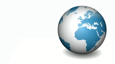 Globe for titling Видео 10842583